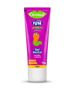 Creme Dental Carmed Fini Minhocas com Flúor 70g