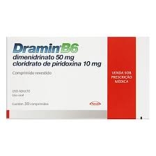 Dramin 50mg/10mg 30 Comprimidos