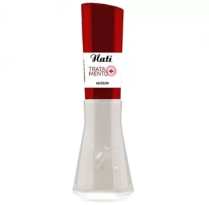 Esmalte Nati Tratamento Incolor 8ml – Brilho e Proteção
