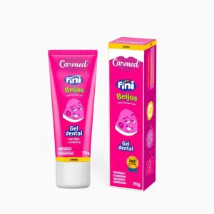Gel Dental Carmed Fini Beijos com Flúor 70g