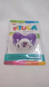Pituca Chupeta VIP Bico Redondo em Silicone – Cor Lilás – Ref. 980