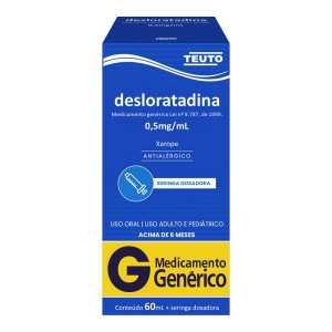 Desloratadina Xarope 60ml Teuto