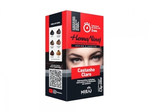 Henna Sobrancelha Niraj Castanho Claro1,5G