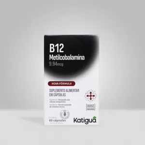 B12 Metilcobalamina Dose Máxima 60 Cápsulas