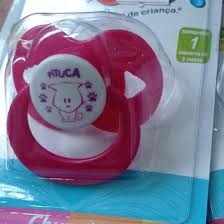 Chupeta Pituca Orto Tamanho 1 – Vermelha | Bico Ortodôntico para Bebês