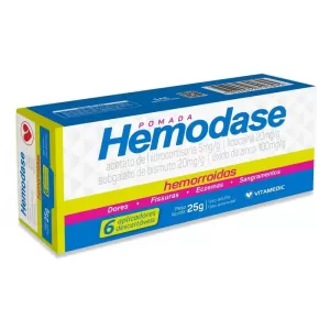 Hemodase Pomada 25 g – 6 Aplicadores