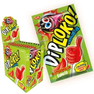Pirulito Recheado Diploko Explosive Melancia 11g – Unidade