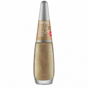 Esmalte Impala Glitter 3D 7,5ml – Comemore a Vida (Coleção Viva, Ame e Brilhe)