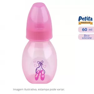 Mamadeira Petita Mini Color Rosa 60ml – Ref. 3041