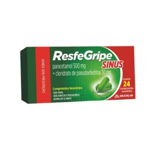 Resfegripe Sinus 500mg - Multilab - 24 Comprimidos
