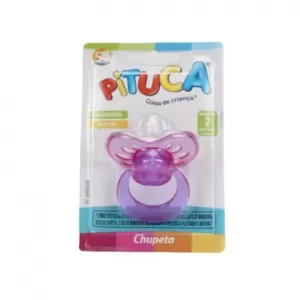 Pituca Chupeta 6 Furos Bico Redondo Silicone – Ref. 960 – Lilás