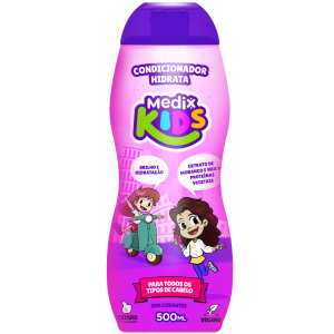 Condicionador Medix Kids 500Ml Hidrata Todos os tipos de Cabelo