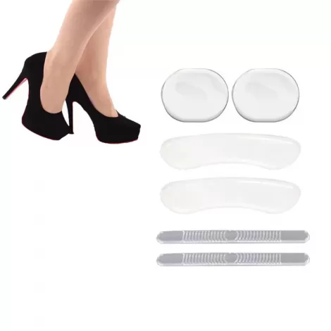 Protetor de Silicone para Calcanhar (Tendão) Sortidos C/6 Peças