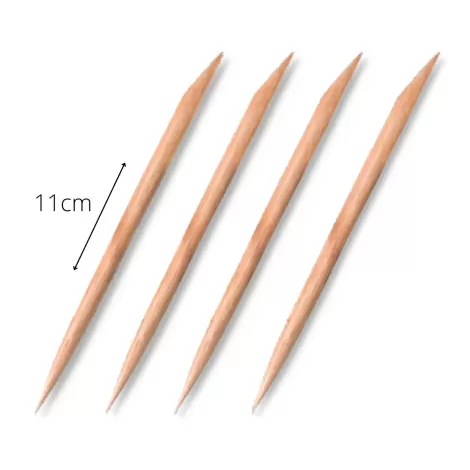 Palito de Unha Fino com 1 Ponta e 1 Chanfrada – Ideal para Manicure e Nail Art