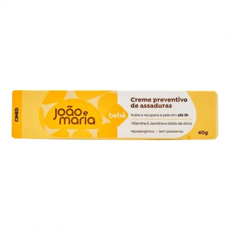 Creme de Assaduras João e Maria 40g