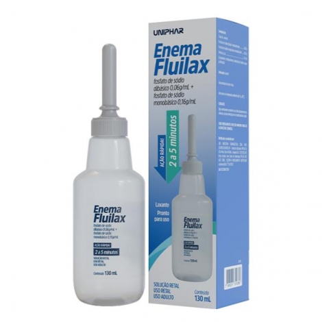 Laxante Enema Fluilax 130ml- Solução Retal