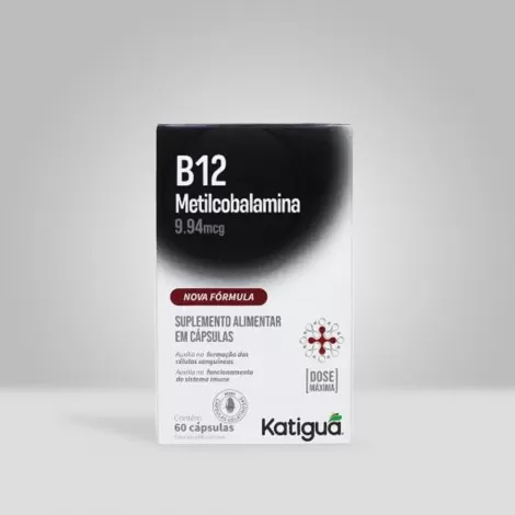 B12 Metilcobalamina Dose Máxima 60 Cápsulas