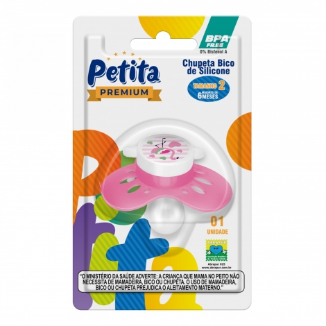Petita Chupeta Ventilada Ortodôntica Cherie Nº 2 – Rosa