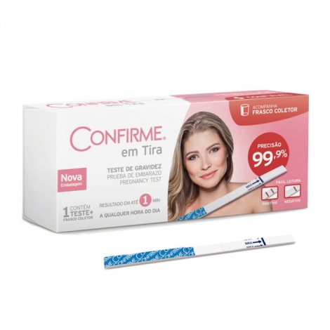 Teste de Gravidez Confirme Semanas Tira – 1 Unidade