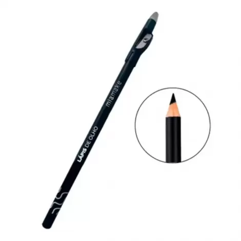 Lápis Delineador para Olhos Miamake Preto com Apontador – Cor 282