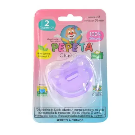 Chupeta Ortodôntica de Silicone Pepeta