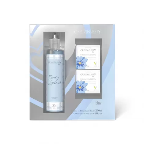 Kit Giovanna Baby Body Splash e Sabonete Vegetal Blue