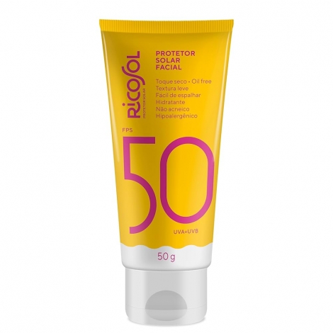 Ricosol Creme Protetor Solar Facial FPS50 Oil Free 50g