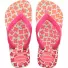 Sandália Havaianas Infantil Kids Flores Branco/Rosa – Tamanho 31/32